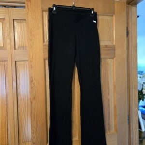 Victoria's Secret Pink Black Yoga Leggings